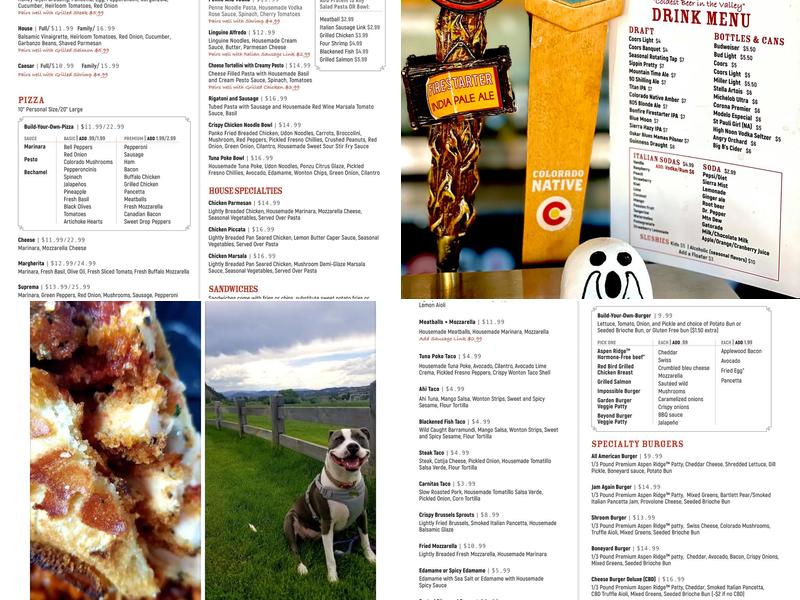 Boneyard Menu