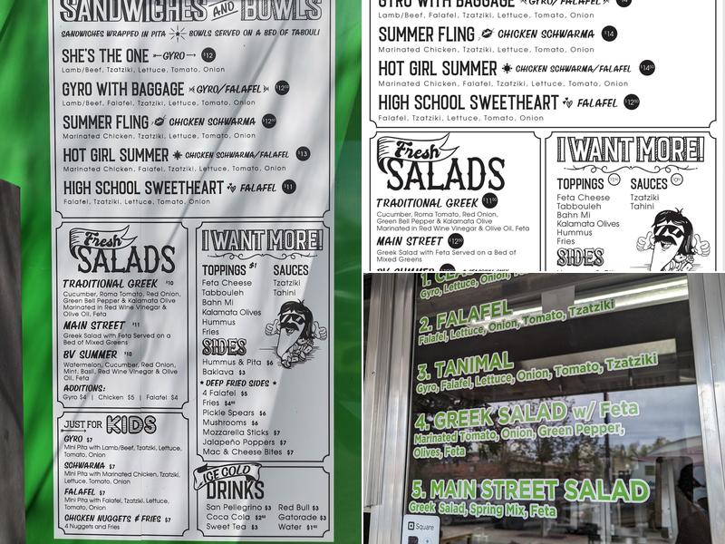 The Olive - Mediterranean Cuisine Menu