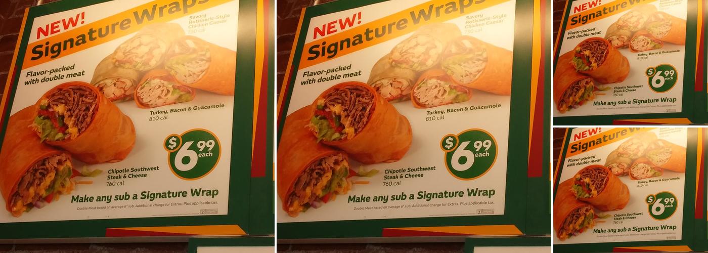 Subway Menu
