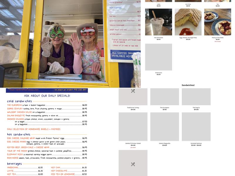 Granetta Panini Menu