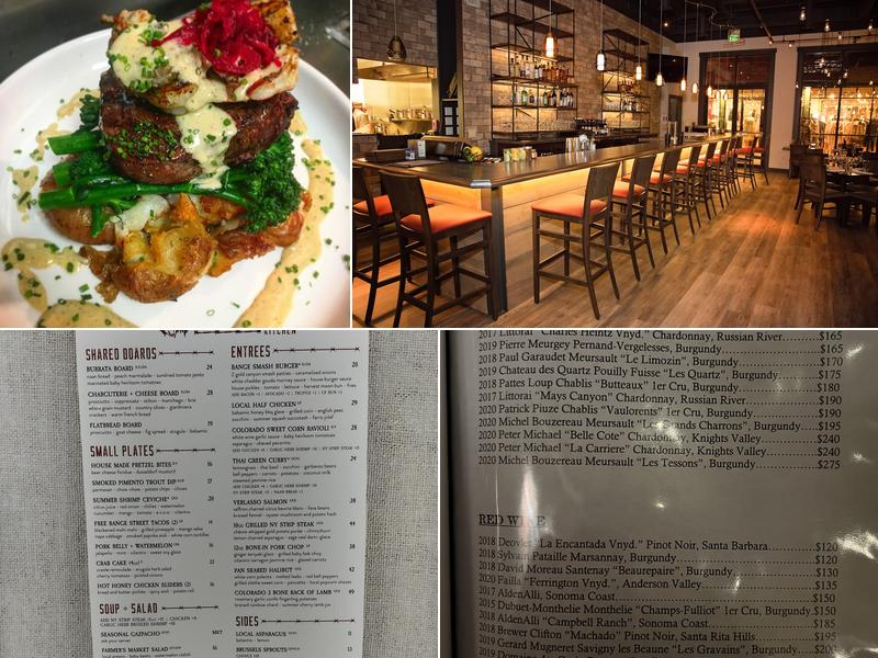Free Range Kitchen Menu