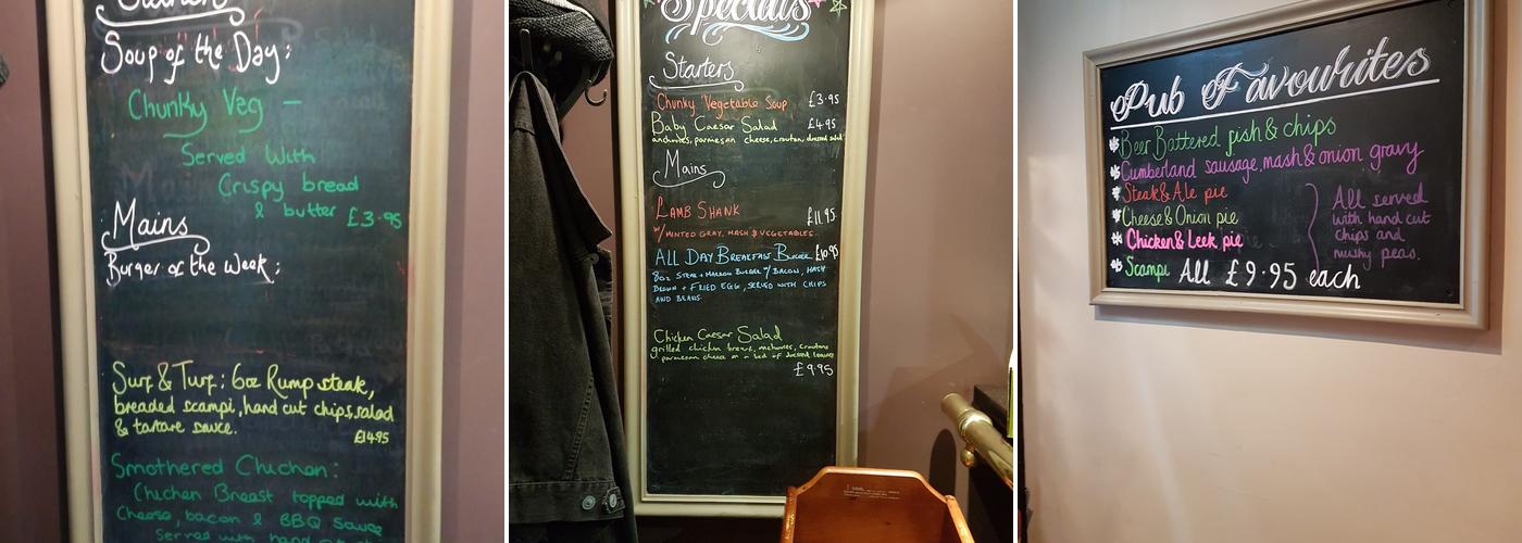 The Brewhouse Menu