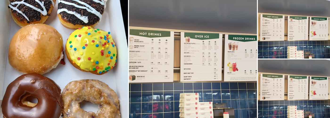 Krispy Kreme Menu