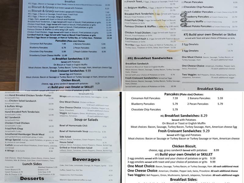 Breakfast & Lunch Lovers' Menu