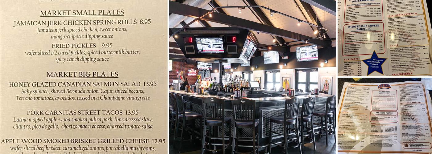 Lester's Menu