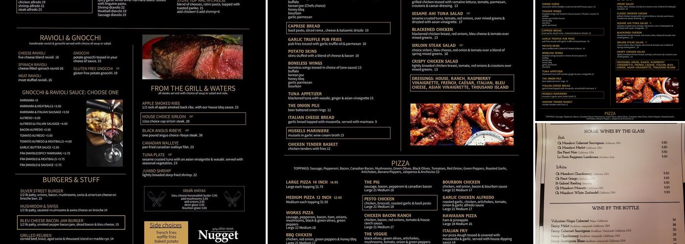 Iron Nugget Menu