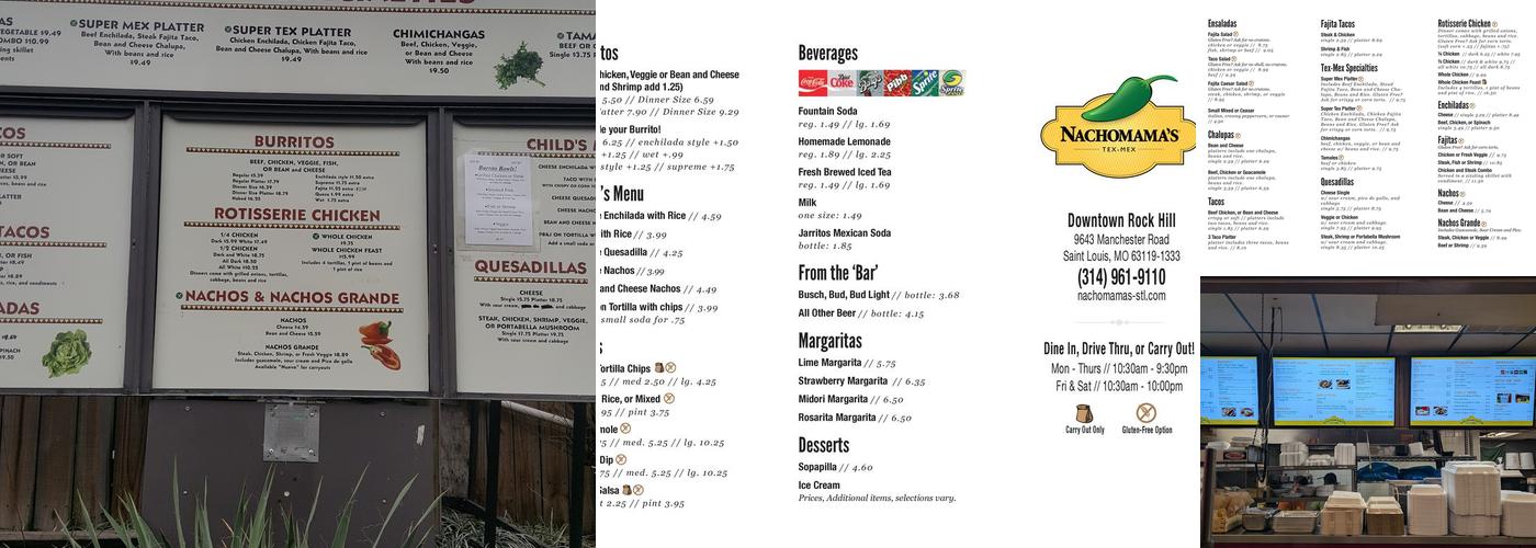Nachomama's Menu