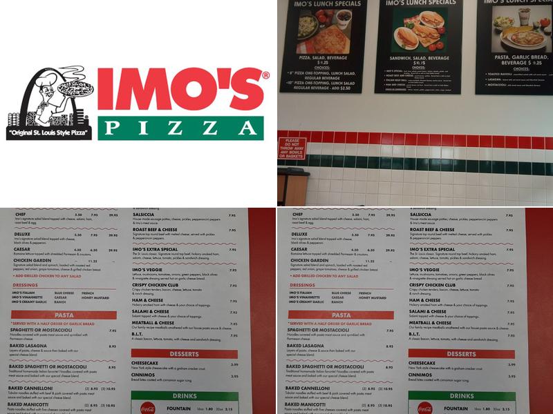 Imo's Pizza Menu