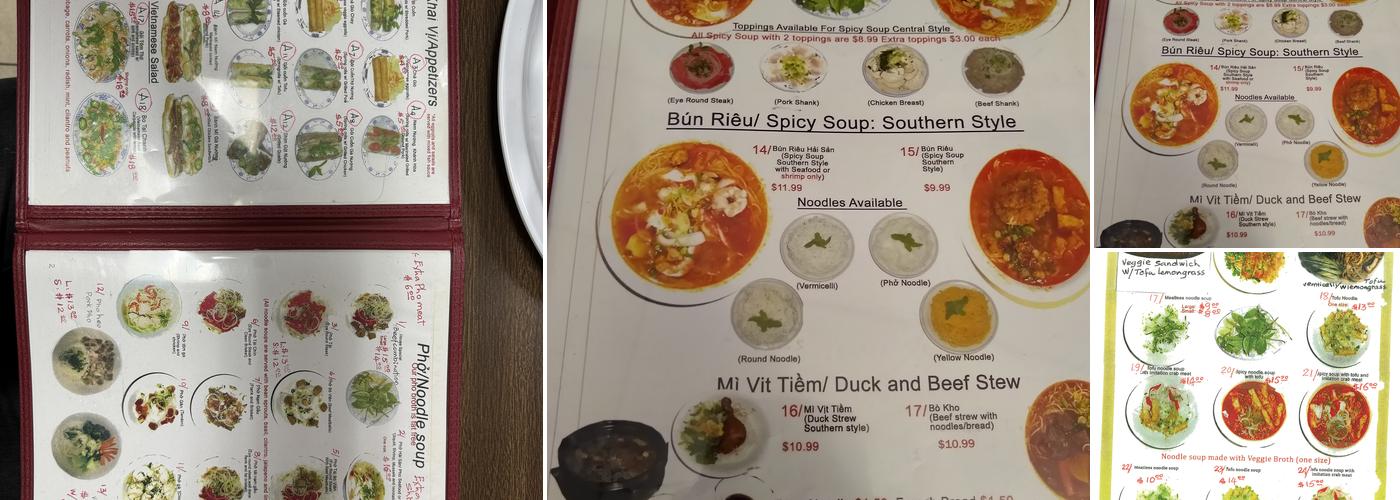 Ninh Kieu Restaurant Menu