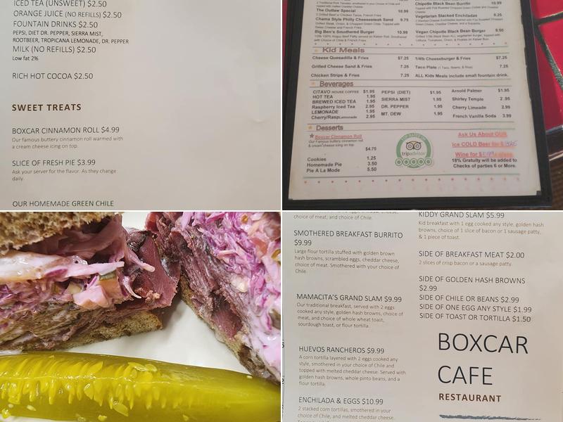 Chama Station Inn Restaurant & Hotel Menu