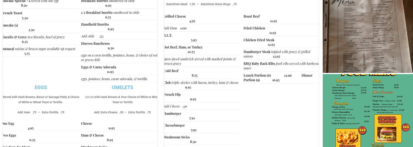 Foster's Hotel & Bar Menu