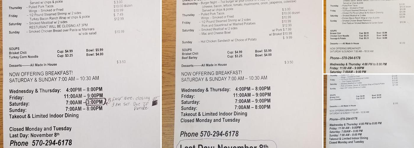 Nuthin’ Fancy BBQ Restaurant & Catering Menu