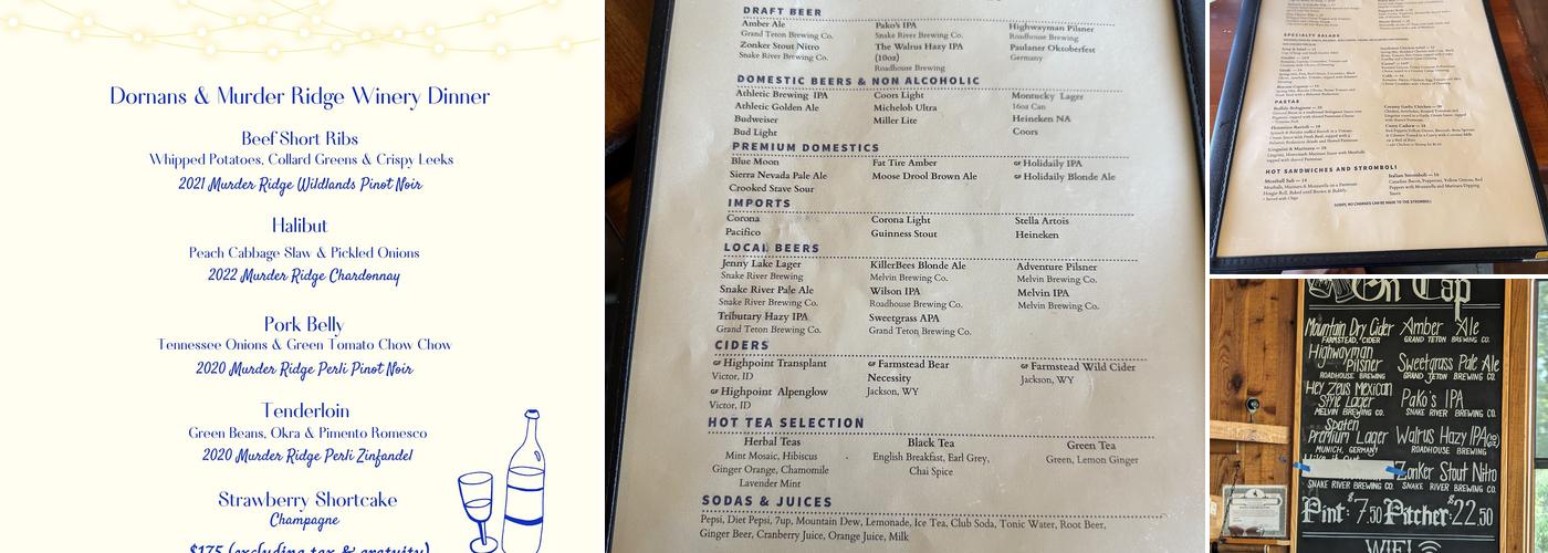 Dornan's Pizza Pasta Company Menu