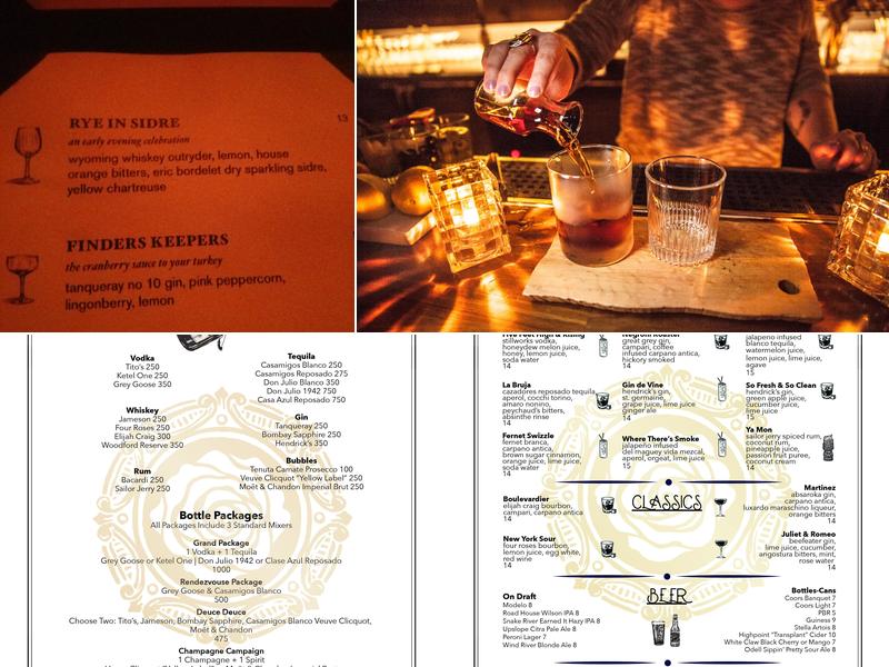 The Rose Menu