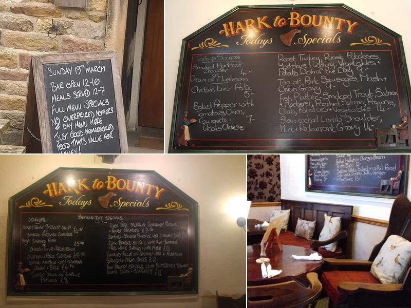 Hark To Bounty Inn Menu