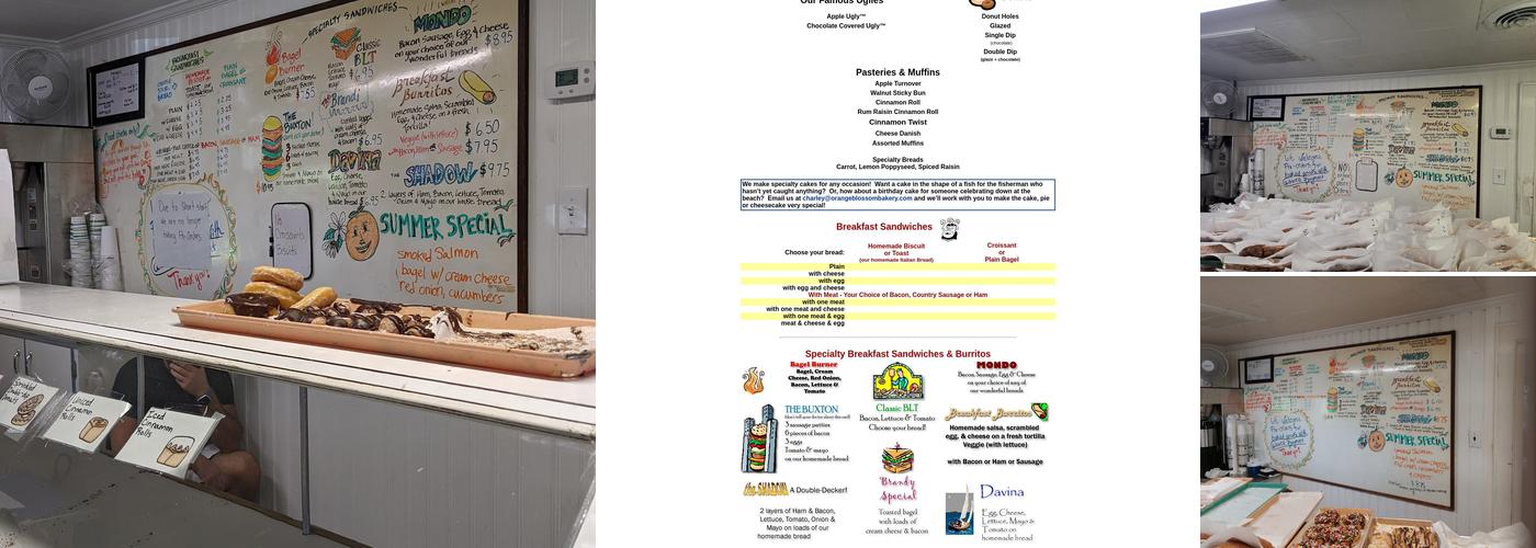 Orange Blossom Bakery & Cafe Menu