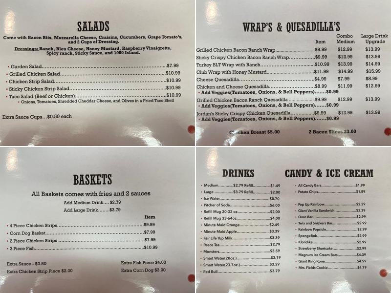 Herb's Place Menu