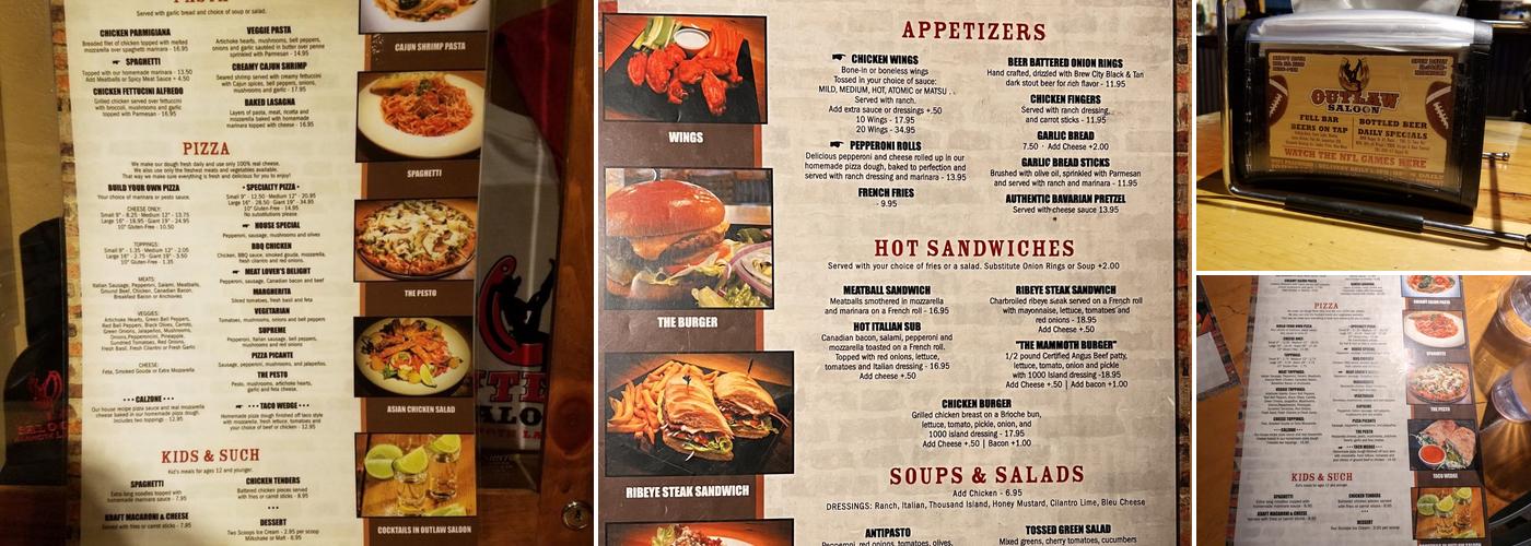 John's Pizza Works Menu