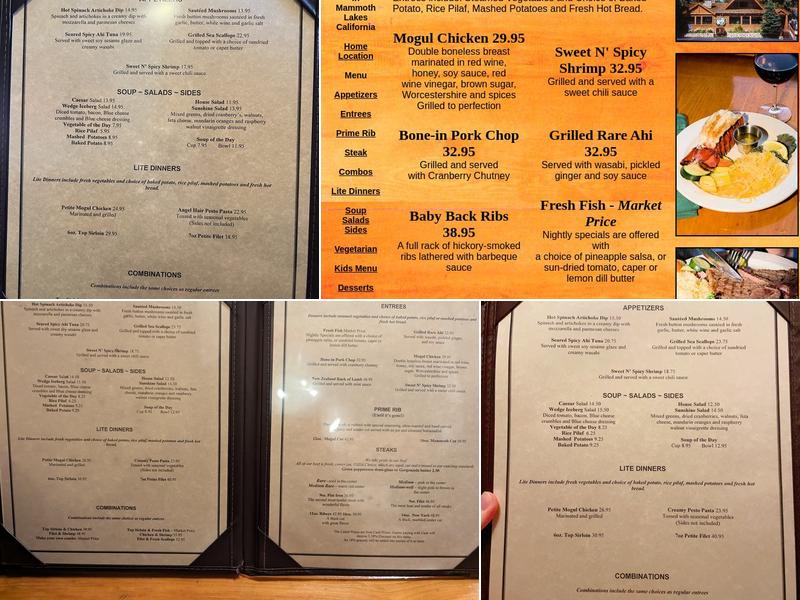 Mogul Restaurant Menu