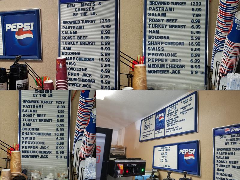 Kathy's Deli & Bakery Menu