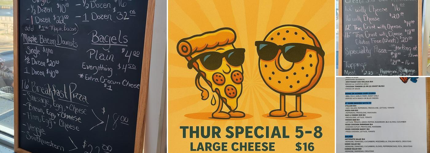 The Dough Shack Menu