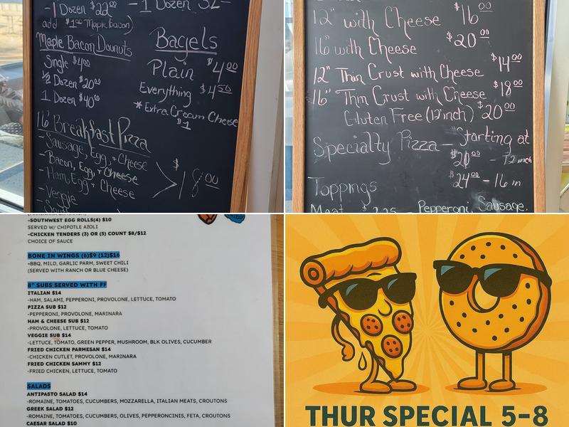 The Dough Shack Menu