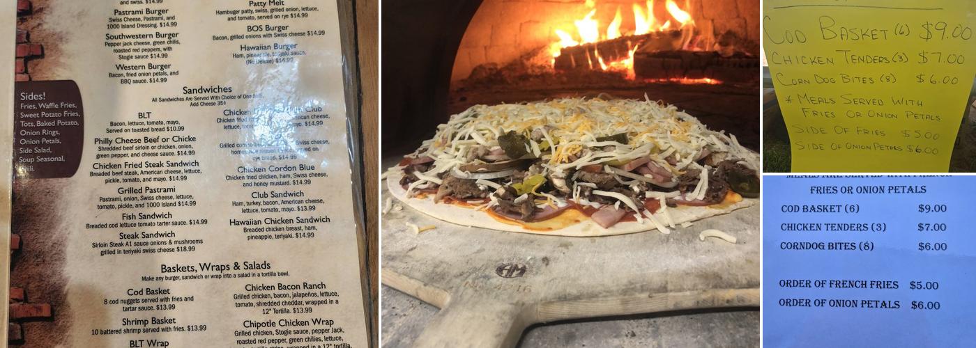Stogie Joe's Menu