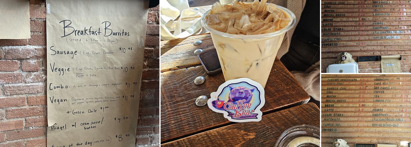 Coffee Bear Menu