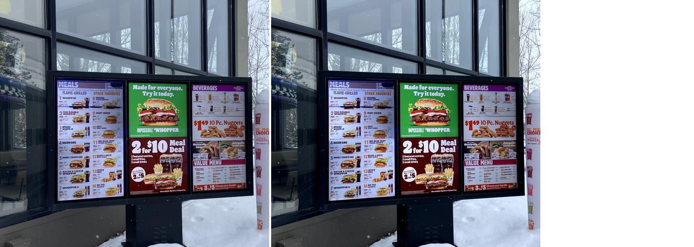 Burger King Menu