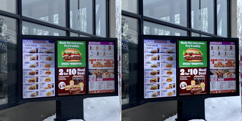 Burger King Menu