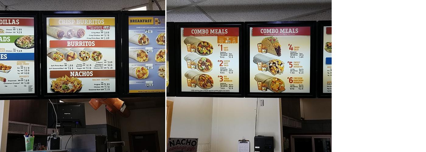 TacoTime Menu