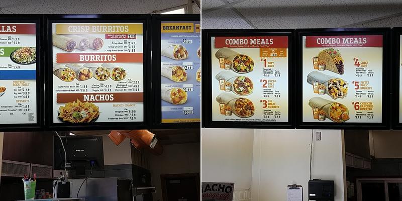 TacoTime Menu