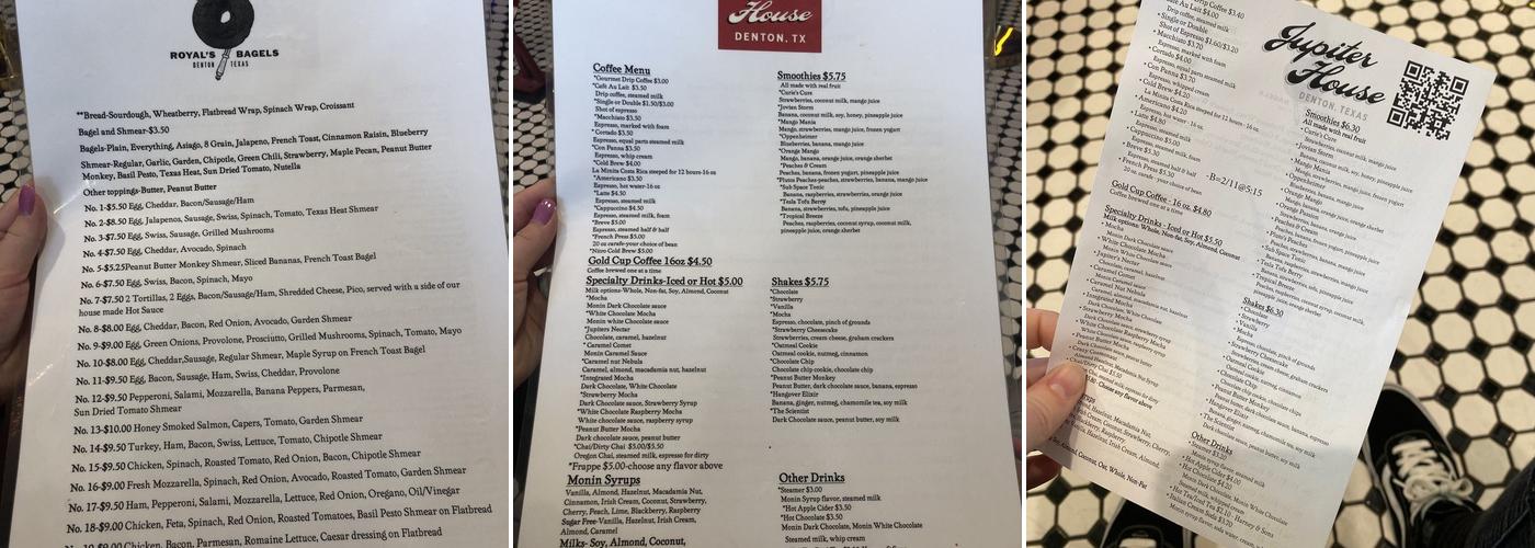 Juniper House Limited Menu