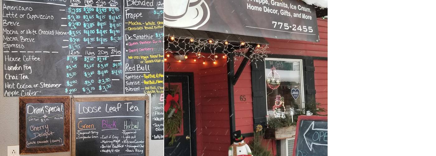 Sparky's Coffee House Menu