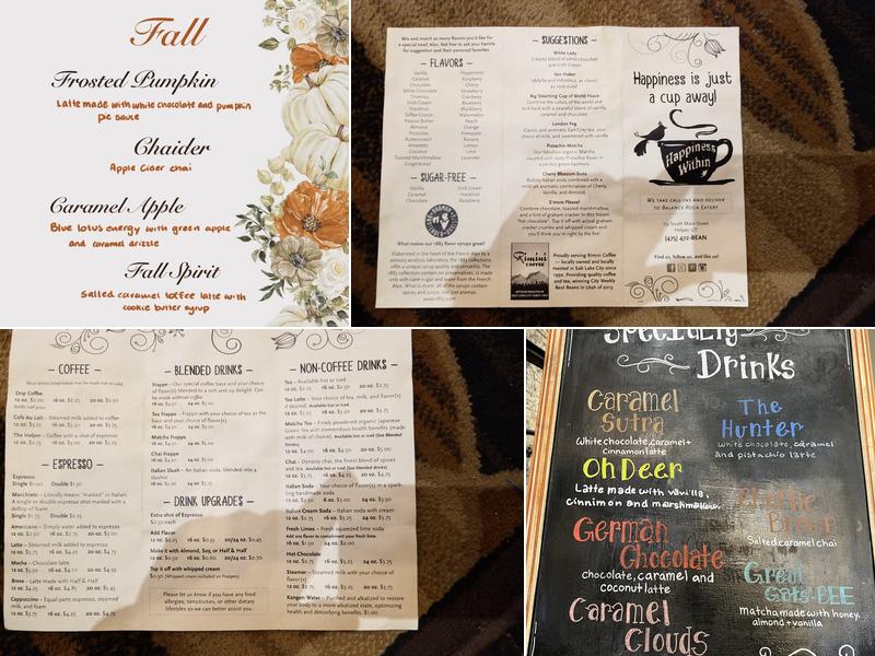 Happiness Within Menu