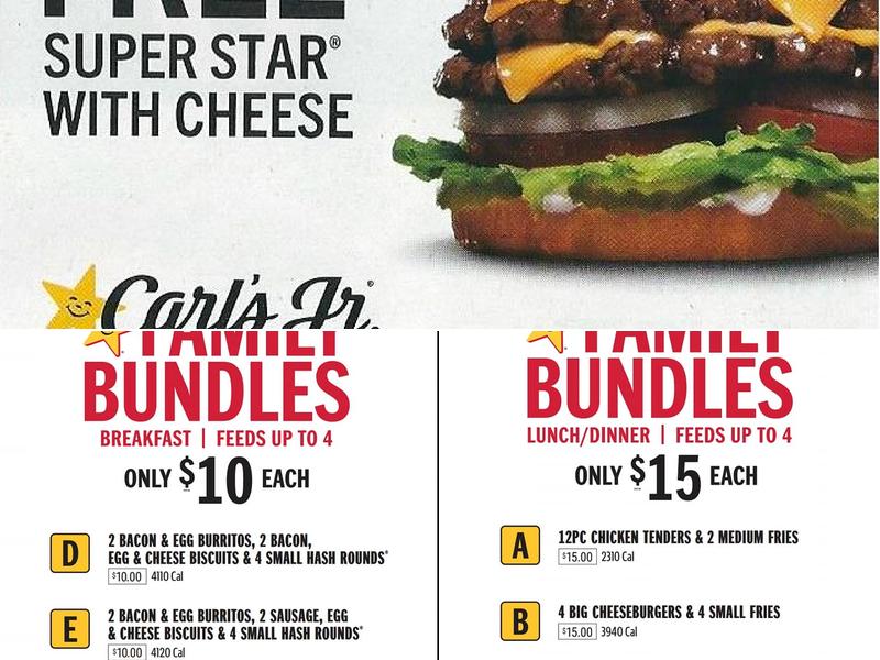 Carl’s Jr. Menu