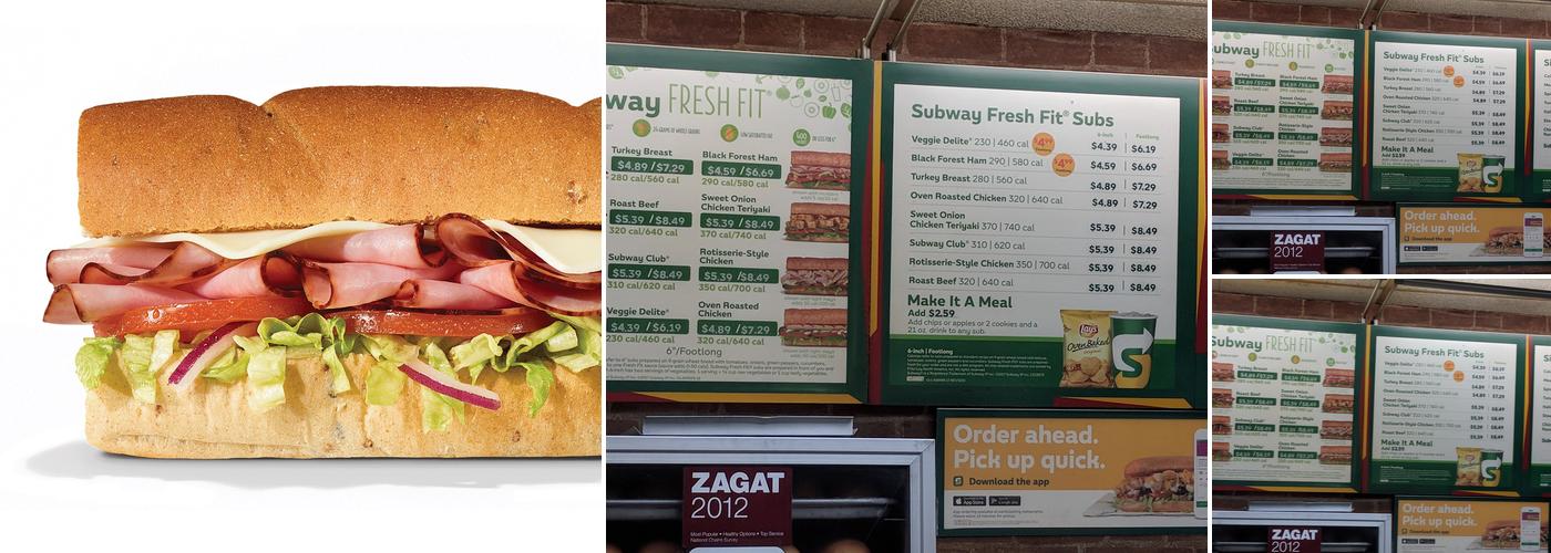 Subway Menu