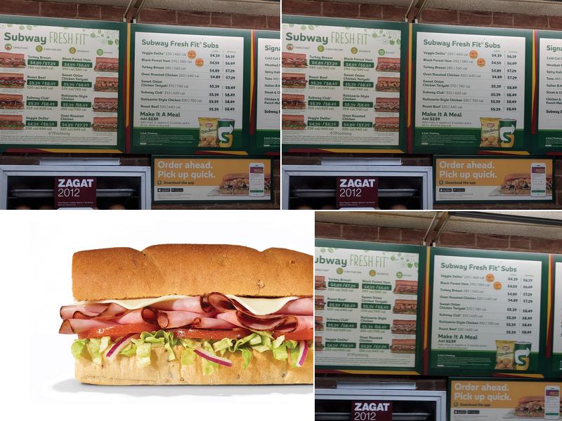 Subway Menu