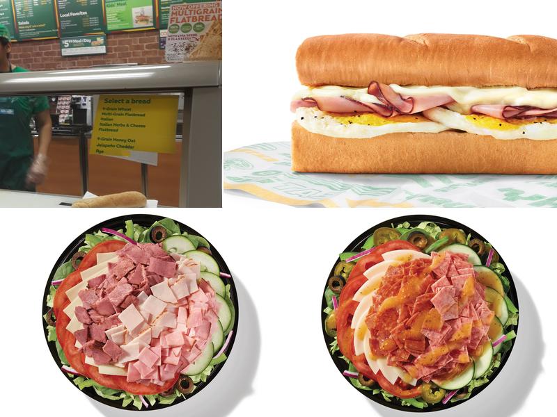 Subway Menu