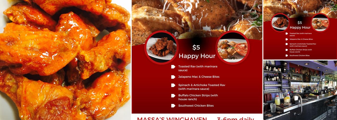 Massa's Winghaven Menu