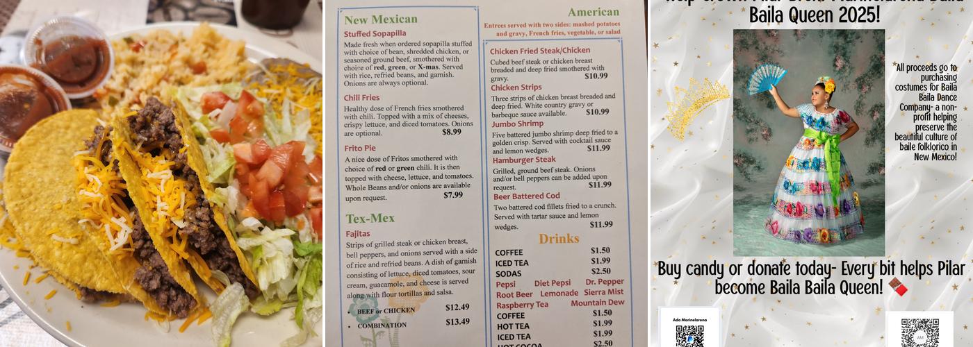 Elida's Menu