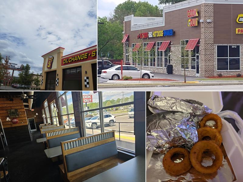 Cook Out 3012 Peach Orchard Rd, Augusta