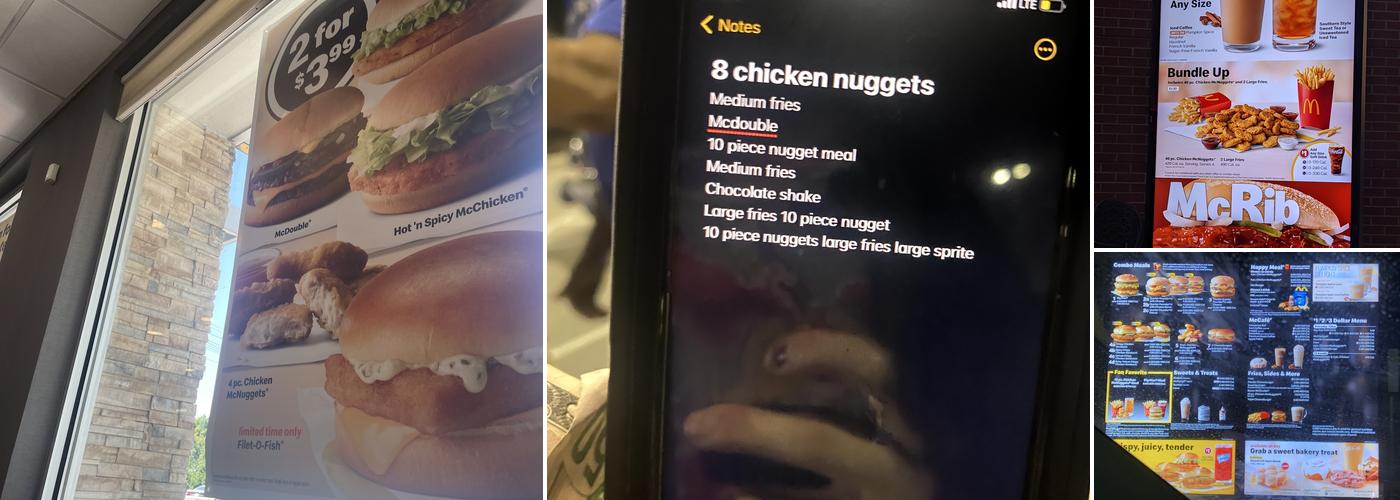 McDonald's Menu