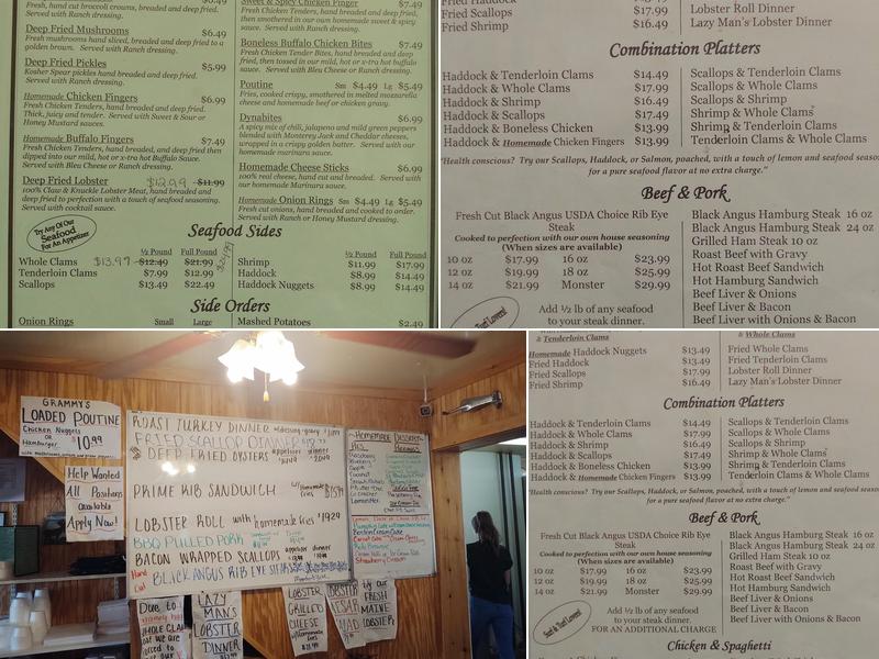Grammy's Country Inn Menu