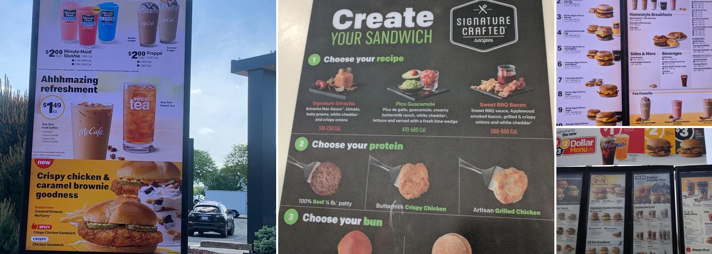 McDonald's Menu