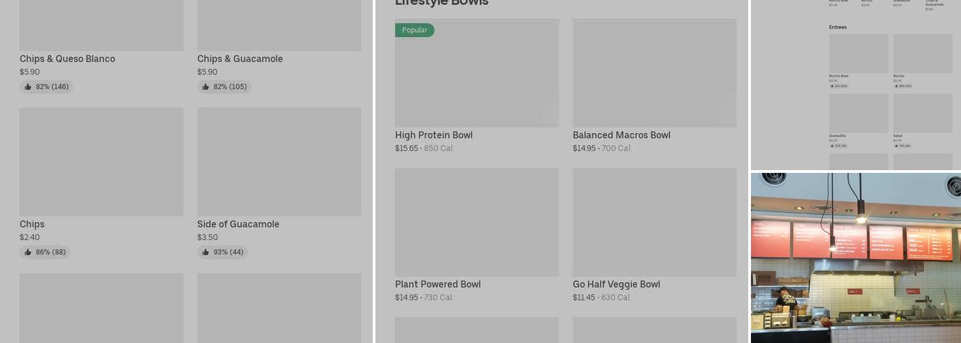 Chipotle Mexican Grill Menu