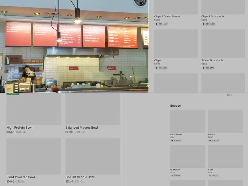 Chipotle Mexican Grill Menu