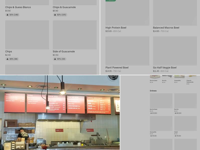 Chipotle Mexican Grill Menu