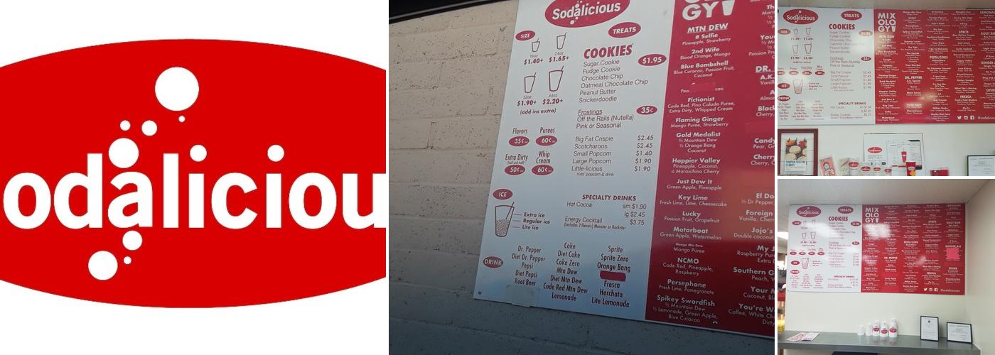 Sodalicious Menu