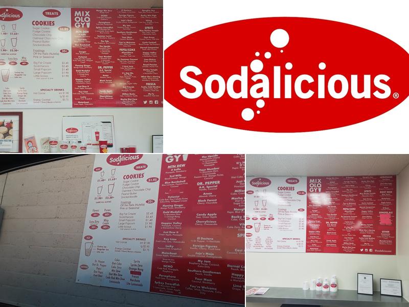 Sodalicious Menu